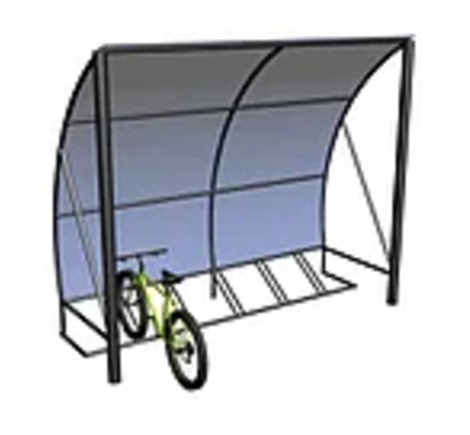 Велопарковка с навесом 5 мест МСК ГАРАНТ 9415 Тенты для дачи